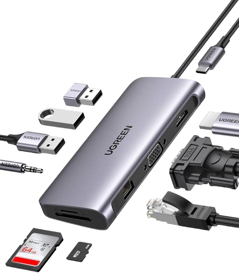 UGREEN 10-EN-1 4K USB C